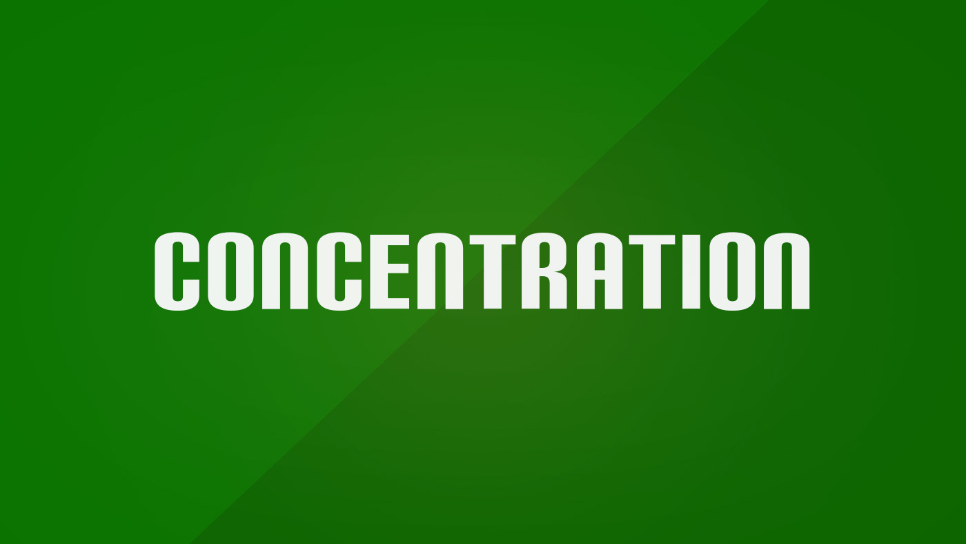 Concentration in Football