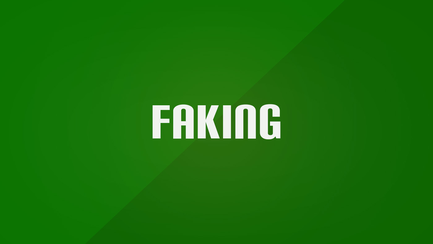 Faking in Football